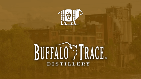 Buffalo Trace Distillery logo in San Angelo Whiskey Collective event artwork